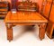Elizabethan Revival Pollard Oak Dining Table and 14 Chairs, 19th Century, Set of 15 8