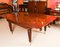 Regency Flame Mahogany Dining Table & 12 Chairs, 19th Century, Set of 13 7