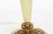 Lámpara de mesa francesa de ónix crema, años 20, Imagen 8