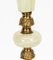 Lámpara de mesa francesa de ónix crema, años 20, Imagen 5