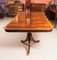 Regency Style Inlaid Flame Mahogany Dining Table, 20th Century, Image 2