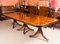 Regency Style Inlaid Flame Mahogany Dining Table, 20th Century 8