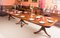 Regency Style Inlaid Flame Mahogany Dining Table, 20th Century, Image 6