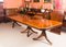 Regency Style Inlaid Flame Mahogany Dining Table, 20th Century 7