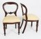 Oval Extending Dining Table & 10 Balloon Back Dining Chairs, 19th Century, Set of 11, Image 16