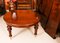 Oval Extending Dining Table & 10 Balloon Back Dining Chairs, 19th Century, Set of 11 7
