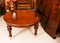 Oval Extending Dining Table & 10 Balloon Back Dining Chairs, 19th Century, Set of 11, Image 7