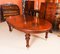 Oval Extending Dining Table & 10 Balloon Back Dining Chairs, 19th Century, Set of 11, Image 5