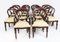 Oval Extending Dining Table & 10 Balloon Back Dining Chairs, 19th Century, Set of 11 11