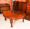 Oval Extending Dining Table & 10 Balloon Back Dining Chairs, 19th Century, Set of 11 6