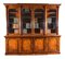 Viktorianisches Bücherregal aus Nussholz mit vier Türen, 19. Jh 2