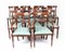 Three Pillar Mahogany Dining Table & 14 Chairs from Arthur Brett, 20th Century, Set of 15, Image 11