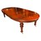 Victorian Oval Flame Mahogany Extending Dining Table, 19th Century, Image 1