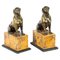 Empire Egyptian Campaign Bronze Sphinxes, 19th Century, Set of 2 1