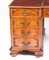 George III Revival Flame Mahogany Partner Pedestal Desk, 19th Century, Image 5