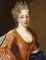 Französische Künstlerin, Portrait einer Dame, 18. Jh., Öl auf Leinwand, Gerahmt 3