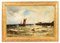 Gustave De Bréanski, Seascape Gemälde, 19. Jh., Öl auf Leinwand, Gerahmt 11