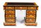Ebonized Burr Walnut & Olive Wood Ormolu Mounted Pedestal Desk 2