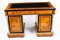 Ebonized Burr Walnut & Olive Wood Ormolu Mounted Pedestal Desk 19