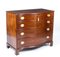 George III Serpentine Flame Mahogany Chest of Drawers, 18th Century 15