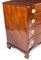 George III Serpentine Flame Mahogany Chest of Drawers, 18th Century 9