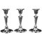 Sterling Silver Candlesticks by William Gibson & John Langman, 1895, Set of 3 1