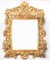 Espejo decorativo florentino de madera dorada, Imagen 4