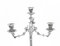 Candelabro neoclassico placcato in argento a quattro luci di Hodd & Linley, set di 2, Immagine 5