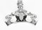 Candelabro neoclassico placcato in argento a quattro luci di Hodd & Linley, set di 2, Immagine 10