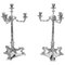 19th Century Neoclassical Silver Plated 4-Light Candelabra from Hodd & Linley, Set of 2 1