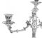 Candelabro neoclassico placcato in argento a quattro luci di Hodd & Linley, set di 2, Immagine 6