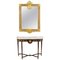 Ormolu & Porcelain Mounted Console Table & Mirror, 20th Century, Set of 2 1