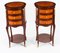French Circular Bedside Cabinets, Late 20th Century, Set of 2 20