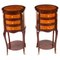 French Circular Bedside Cabinets, Late 20th Century, Set of 2 1
