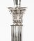 Lámpara de mesa victoriana con columna corintia bañada en plata, siglo XIX, Imagen 9