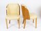 Art Deco Birdseye Maple Dining Table & 6 Cloud Back Chairs, 1920s, Set of 7, Image 12