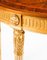 Giltwood Marquetry Half Moon Console Tables, 20th Century, Set of 2, Image 12