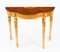 Giltwood Marquetry Half Moon Console Tables, 20th Century, Set of 2, Image 3