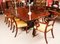 Irish Regency Twin Pillar Mahogany Dining Table, 19th Century 8