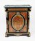 20th Century Marble Topped Boulle Ebonised Pier Side Cabinet, Image 2