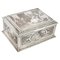 19th Century French Silvered Copper Jewellery Box, Image 1