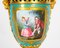 Vasi Celeste Sevres in porcellana con coperchio, XIX secolo, set di 2, Immagine 3
