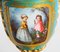 Vasi Celeste Sevres in porcellana con coperchio, XIX secolo, set di 2, Immagine 9