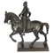Patinierte Reiterstatue aus Bronze von Bartolomeo Colleoni, 19. Jh., 19. Jh 1