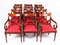 20th Century Regency Revival Swag Back Dining Chairs, Set of 14, Image 20