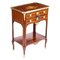 19th Century French Parquetry & Marquetry Side Table, Image 1