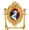 19th Century French Ormolu & Limoges Enamel Table Mirror by F. Bienvue 3