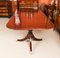 18th Century George III Twin Pillar Dining Table & Chairs, Set of 9 5