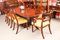 18th Century George III Twin Pillar Dining Table & Chairs, Set of 9 2