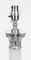Versilberte korinthische Tischlampen aus Opalglas, 20. Jh., 2er Set 10